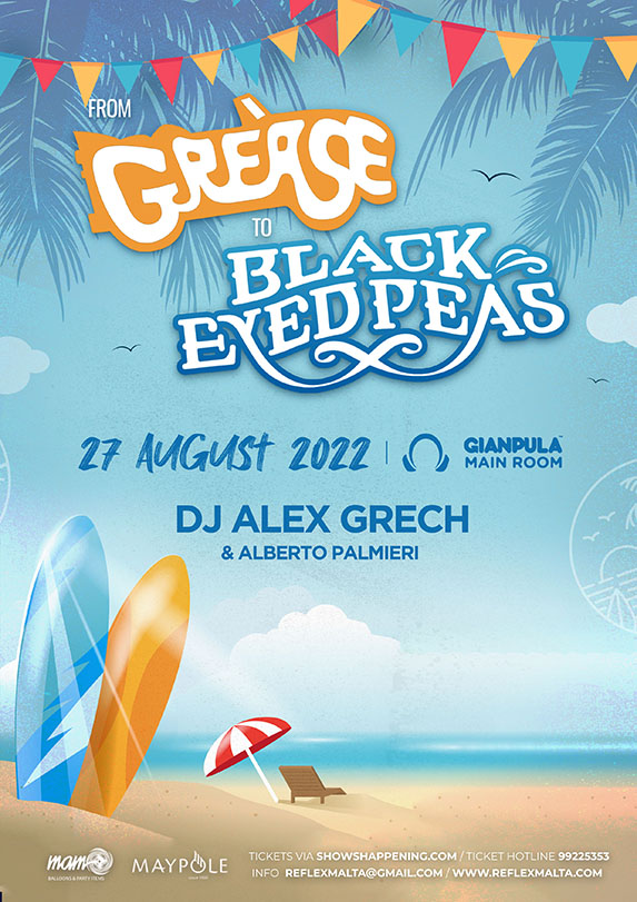 From Grease to Black Eyed Peas Summer Edition - 27th August 2022 at Gianpula